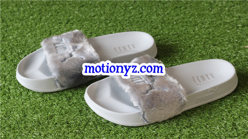 Puma Leadcat Fenty Fur Slide Grey